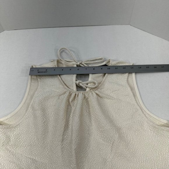 Who What Wear Women's Size XL Top Sleeveless Beige Textured New Without Tags - Picture 6 of 9